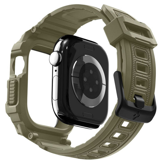 Husa Spigen Rugged Armor Pro V2 pentru Apple Watch Series 10 46mm, Kaki