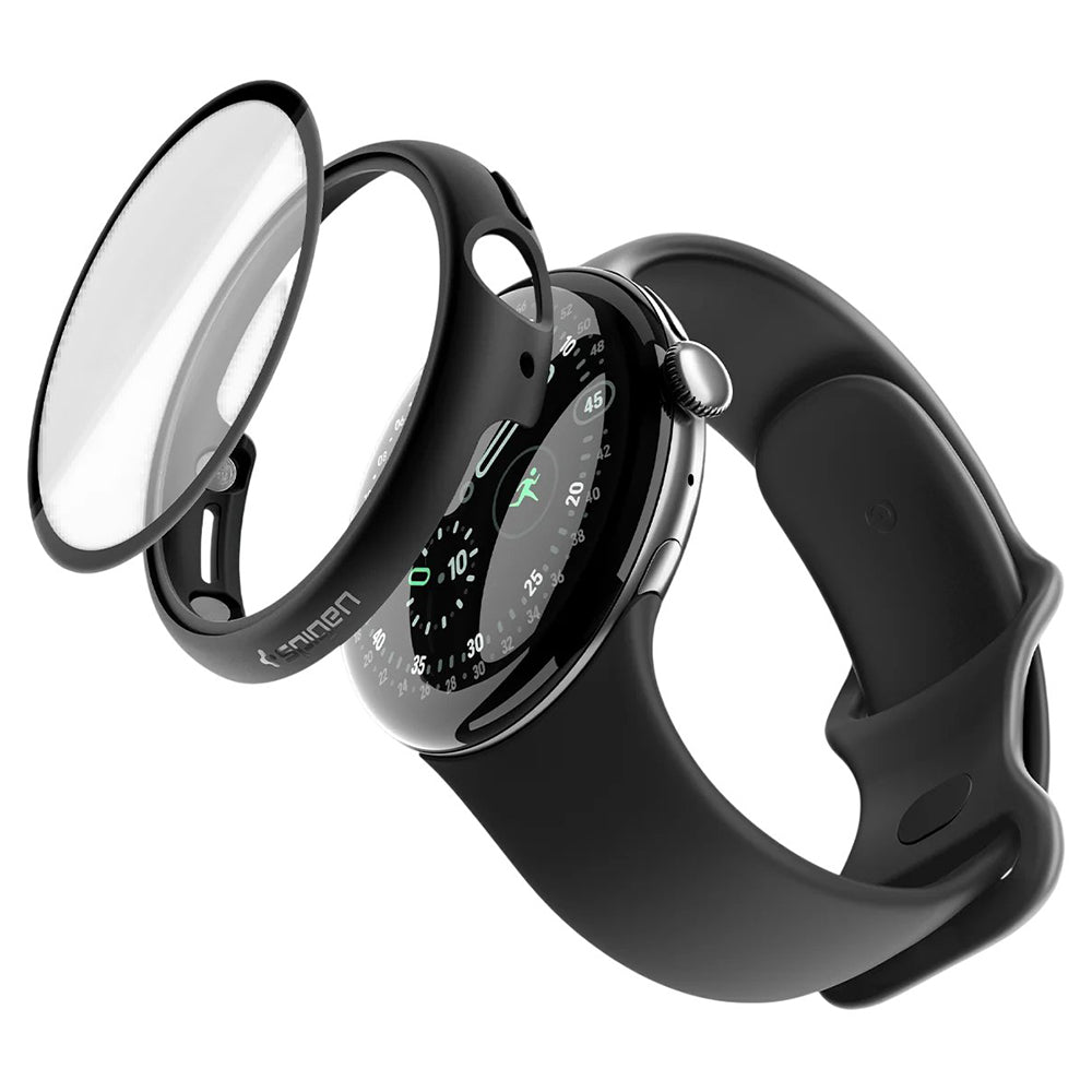 Husa Spigen Thin Fit 360 pentru Google Pixel Watch 41mm Series, Neagra ACS11750