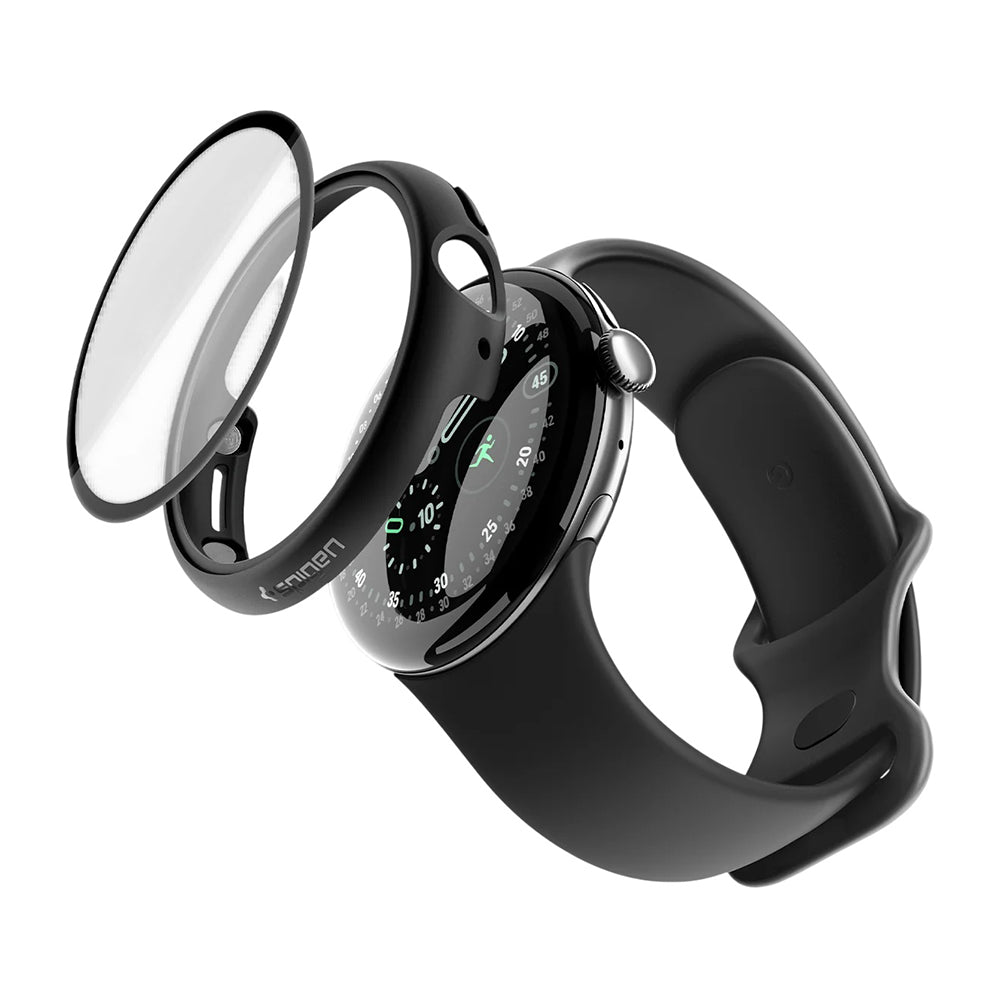 Husa Spigen Thin Fit 360 pentru Google Pixel Watch 45mm Series, Neagra ACS11746
