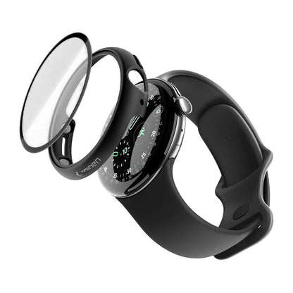 Husa Spigen Thin Fit 360 pentru Google Pixel Watch 45mm Series, Neagra ACS11746
