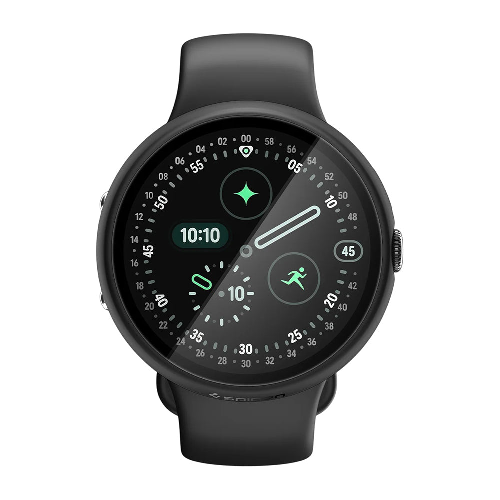 Husa Spigen Thin Fit 360 pentru Google Pixel Watch 45mm Series, Neagra ACS11746