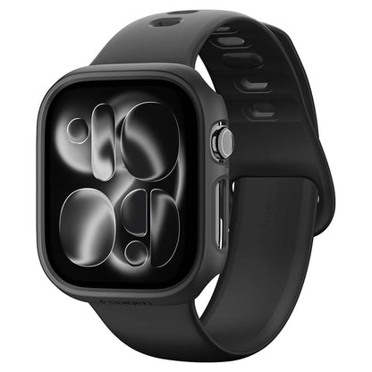 Husa Spigen Thin Fit pentru Apple Watch 12 42mm, Neagra ACS11880