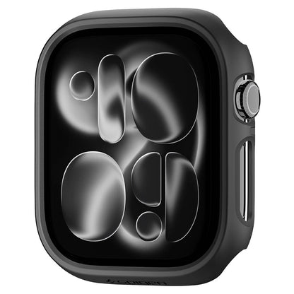 Husa Spigen Thin Fit pentru Apple Watch 12 46mm, Neagra ACS11890