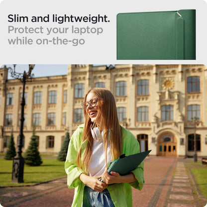 Husa Spigen Valentinus pentru Laptop 15inch - 16inch, Verde