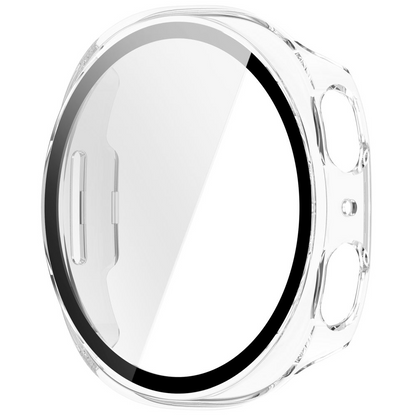 Husa Tech-Protect Defense pentru Samsung Galaxy Watch 9 / Watch8 44mm, Set 2 bucati, Neagra / Transparenta