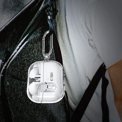 Husa Tech-Protect Flexair pentru Samsung Galaxy Buds3 FE / Buds3 Pro / Buds3, Transparenta