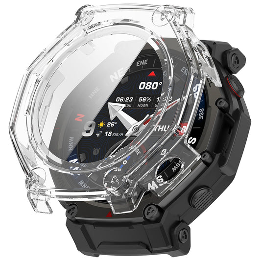 Husa Techsuit Defense360 Pro pentru Amazfit T-Rex 3 Pro, Transparenta