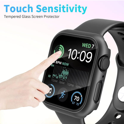 Husa Techsuit Defense360 Pro pentru Apple Watch 44mm Series, Neagra