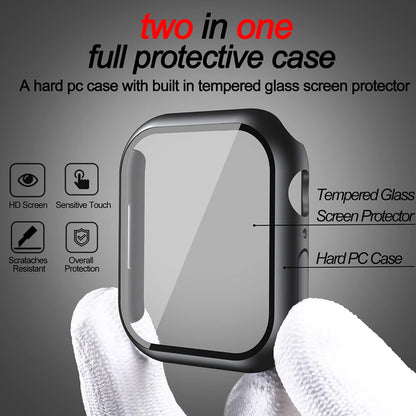 Husa Techsuit Defense360 Pro pentru Apple Watch 7 41mm Series, Neagra