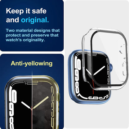 Husa Techsuit Defense360 Pro pentru Apple Watch 7 45mm Series, Transparenta