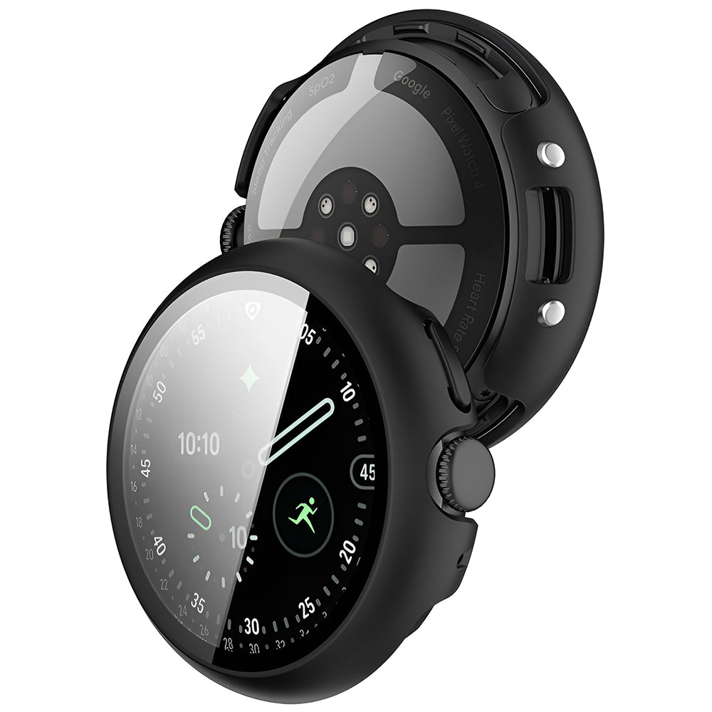Husa Techsuit Defense360 Pro pentru Google Pixel Watch 4 45mm, Neagra