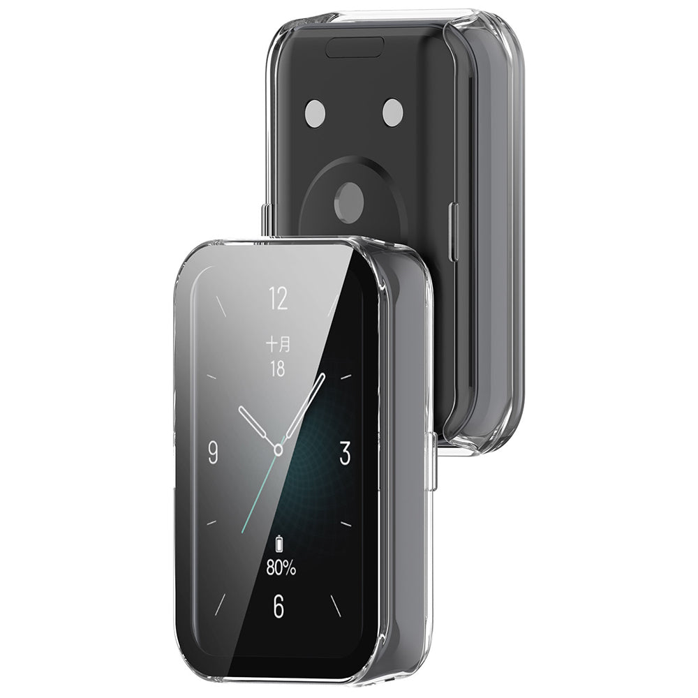 Husa Techsuit Defense360 Pro pentru Honor Band 10 / Band 9, Transparenta