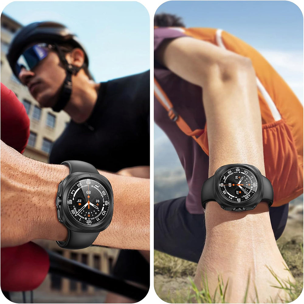 Husa Techsuit Defense360 Pro pentru Samsung Galaxy Watch Ultra, Neagra