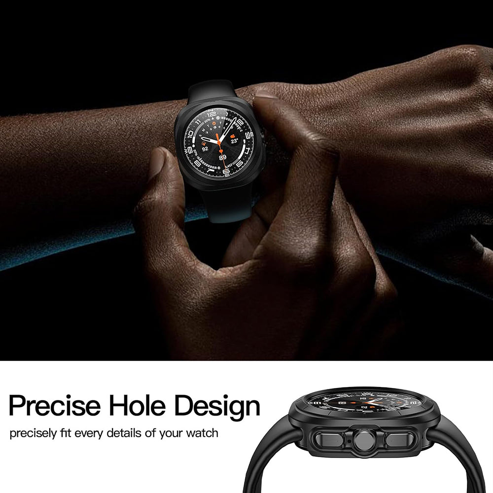 Husa Techsuit Defense360 Pro pentru Samsung Galaxy Watch Ultra, Neagra