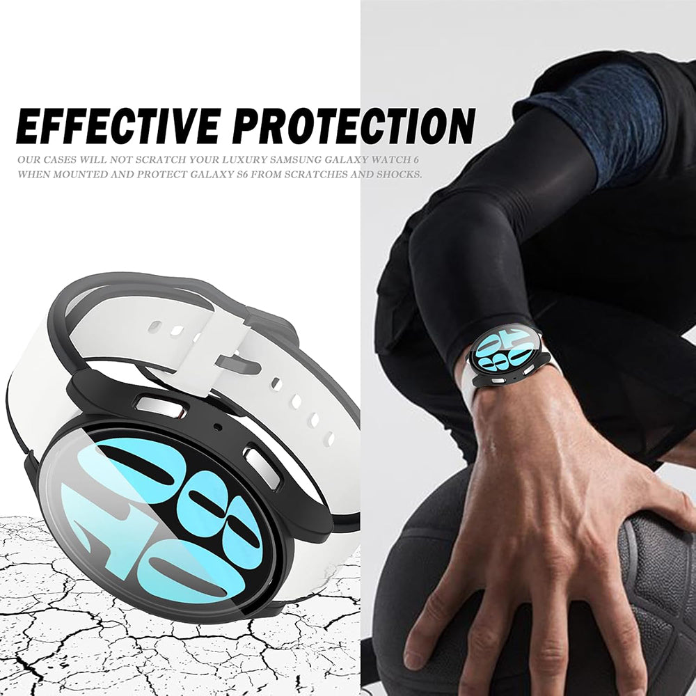 Husa Techsuit Defense360 Pro pentru Samsung Galaxy Watch6 40mm, Neagra
