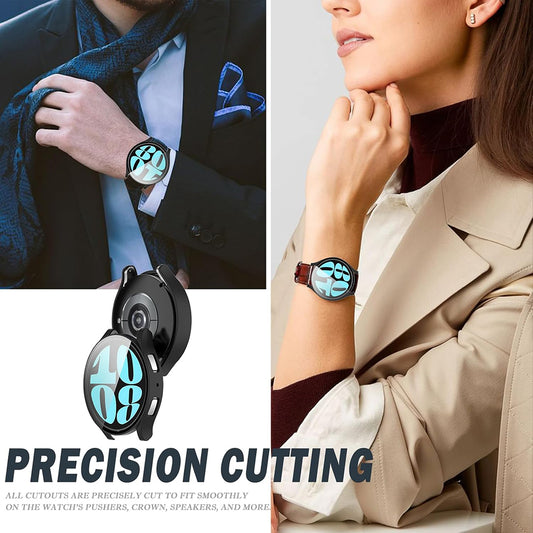 Husa Techsuit Defense360 Pro pentru Samsung Galaxy Watch6 40mm, Transparenta