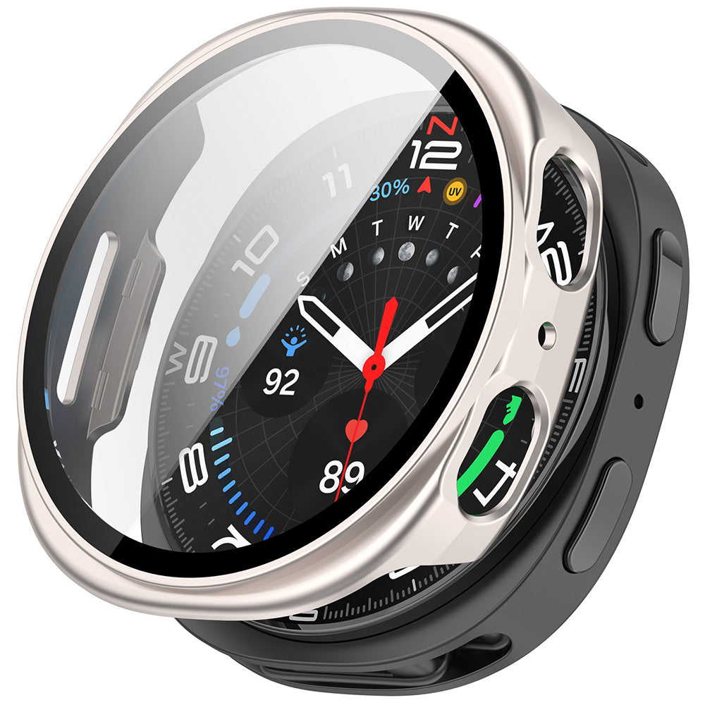 Husa Techsuit Defense360 Pro pentru Samsung Galaxy Watch9 / Watch8 40mm, Argintie Perlat