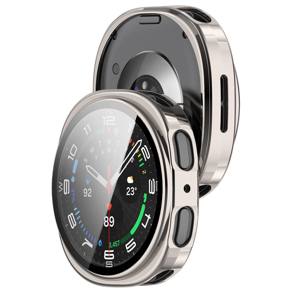 Husa Techsuit Defense360 Pro pentru Samsung Galaxy Watch9 / Watch8 40mm, Argintie Perlat
