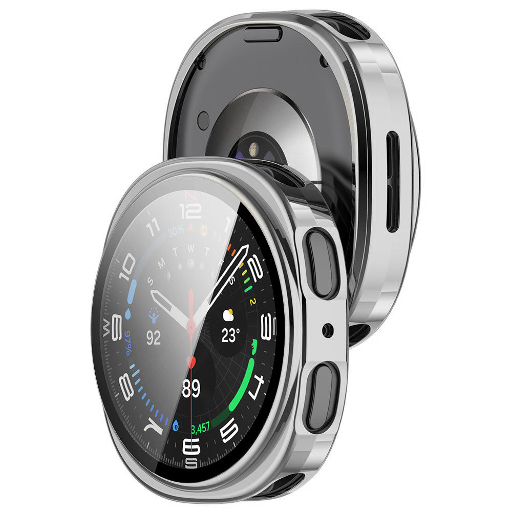 Husa Techsuit Defense360 Pro pentru Samsung Galaxy Watch9 / Watch8 44mm, Argintie