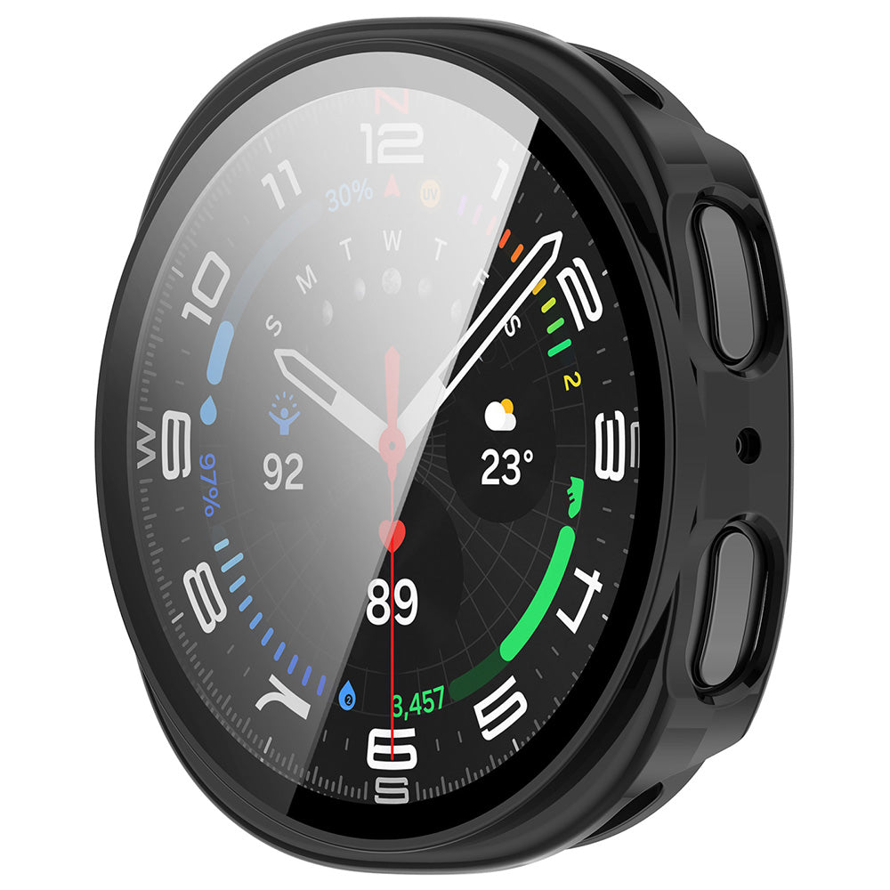 Husa Techsuit Defense360 Pro pentru Samsung Galaxy Watch9 / Watch8 44mm, Neagra Mata