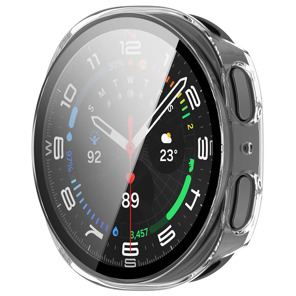 Husa Techsuit Defense360 Pro pentru Samsung Galaxy Watch8 44mm, Transparenta