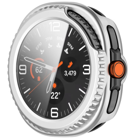 Husa Techsuit Defense360 Pro pentru Samsung Galaxy Watch8 Classic, Argintie