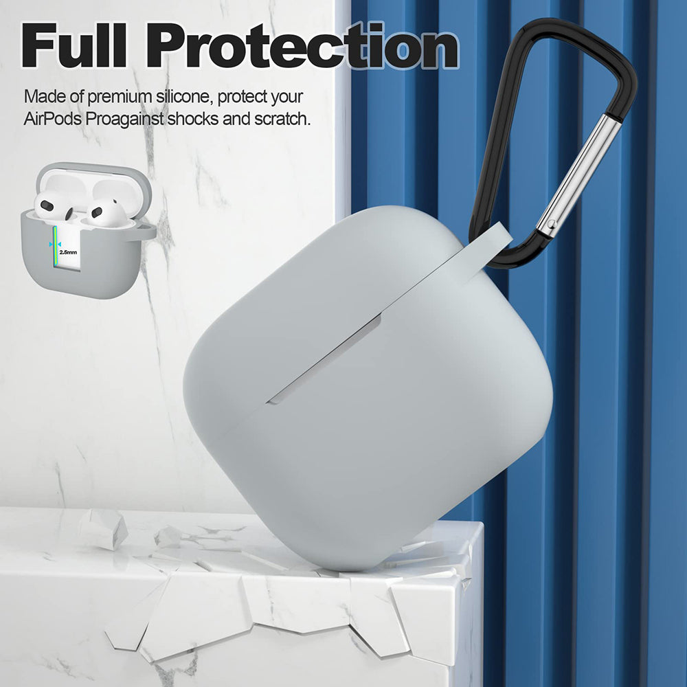 Husa Techsuit Silicone pentru Apple AirPods 3, Mov