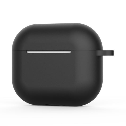 Husa Techsuit Silicone pentru Apple AirPods 4, Neagra