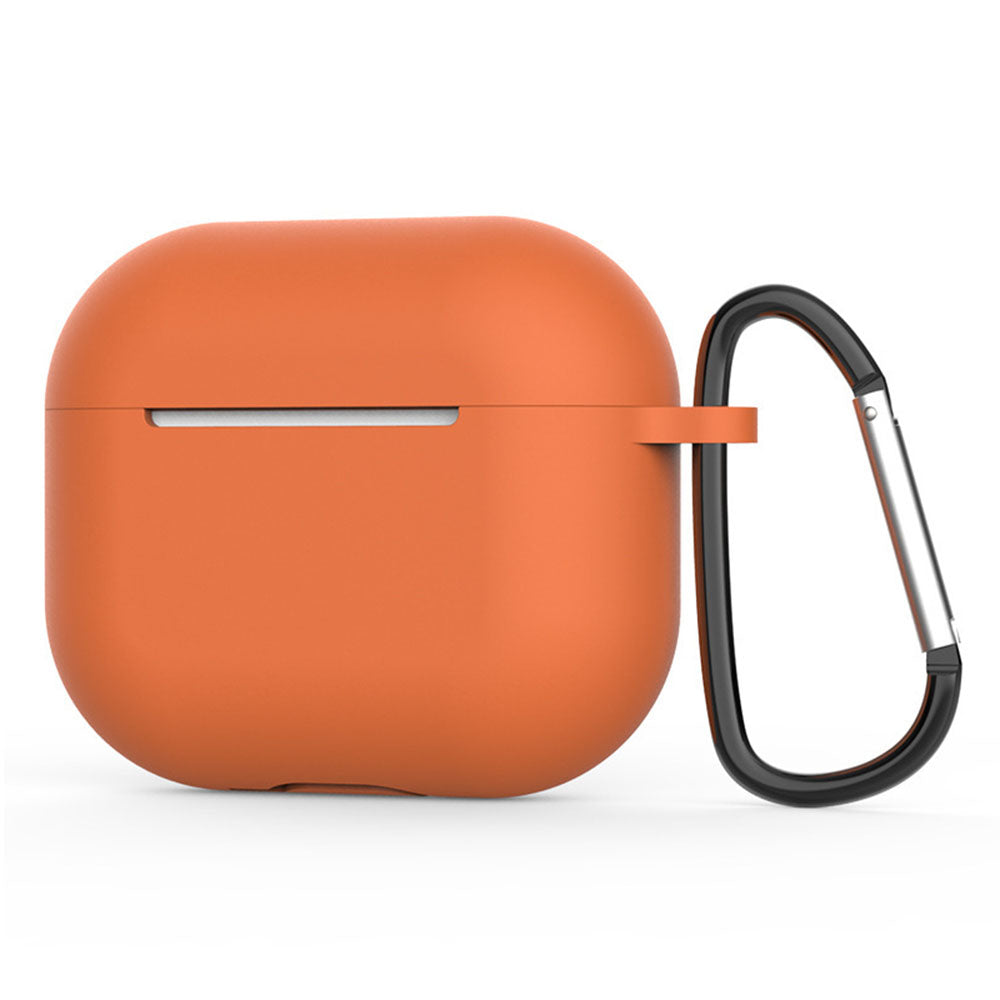 Husa Techsuit Silicone pentru Apple AirPods 4, Portocalie