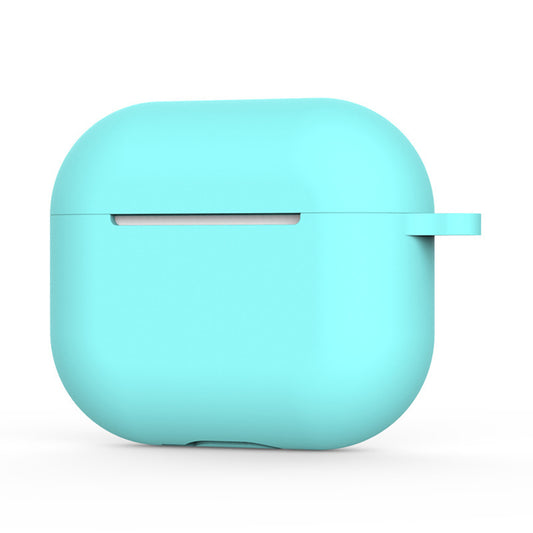Husa Techsuit Silicone pentru Apple AirPods 4, Turcoaz Inchis