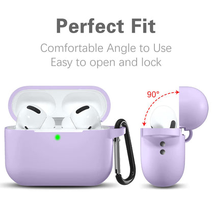 Husa Techsuit Silicone pentru Apple AirPods Pro Series, Mov