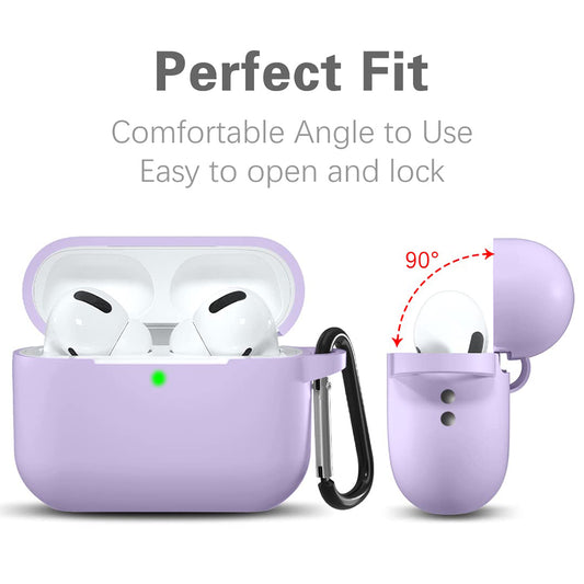 Husa Techsuit Silicone pentru Apple AirPods Pro Series, Mov