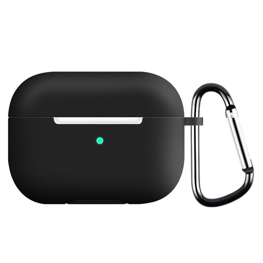 Husa Techsuit Silicone pentru Apple AirPods Pro Series, Neagra