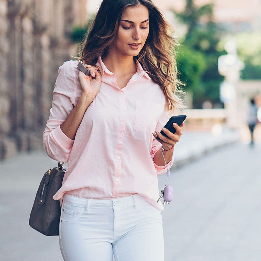 Husa Techsuit Silicone pentru Apple AirPods Pro Series, Albastra