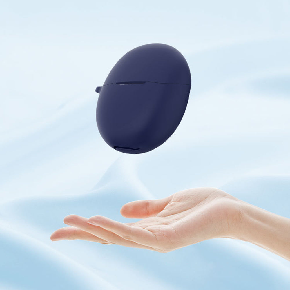 Husa Techsuit Silicone pentru Huawei FreeBuds 5, Neagra