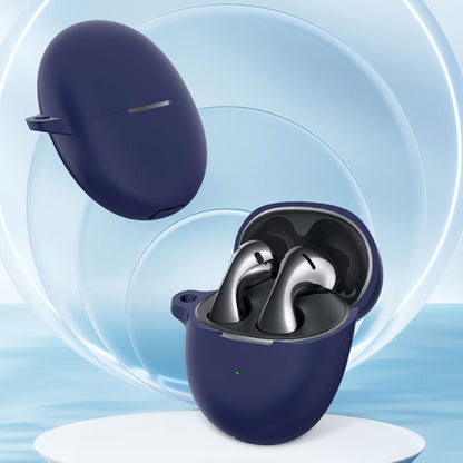 Husa Techsuit Silicone pentru Huawei FreeBuds 5, Neagra