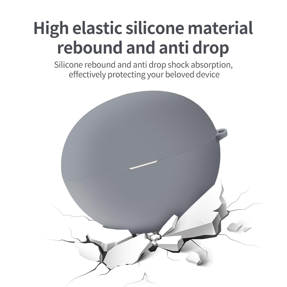 Husa Techsuit Silicone pentru Huawei FreeClip, Neagra