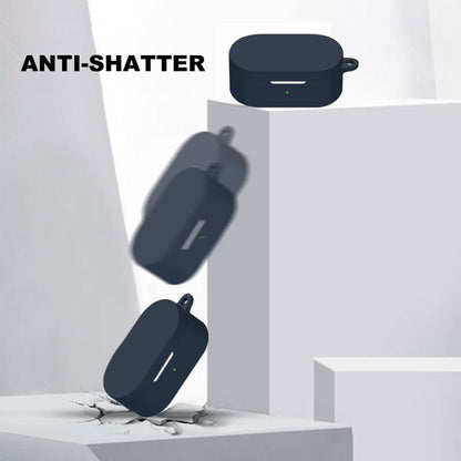 Husa Techsuit Silicone pentru OnePlus Buds Pro 2, Neagra