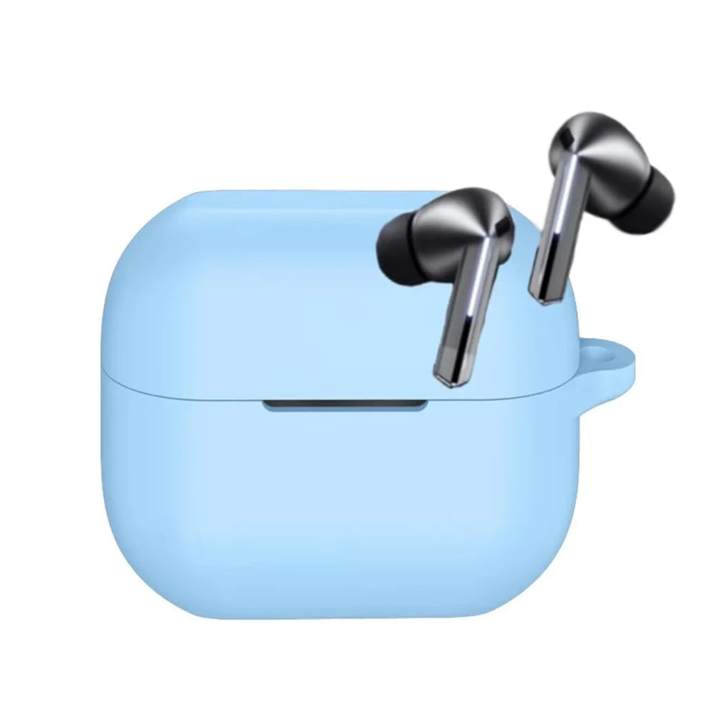 Husa Techsuit Silicone pentru Samsung Galaxy Buds3 FE / Buds3 Pro / Buds3, Bleu