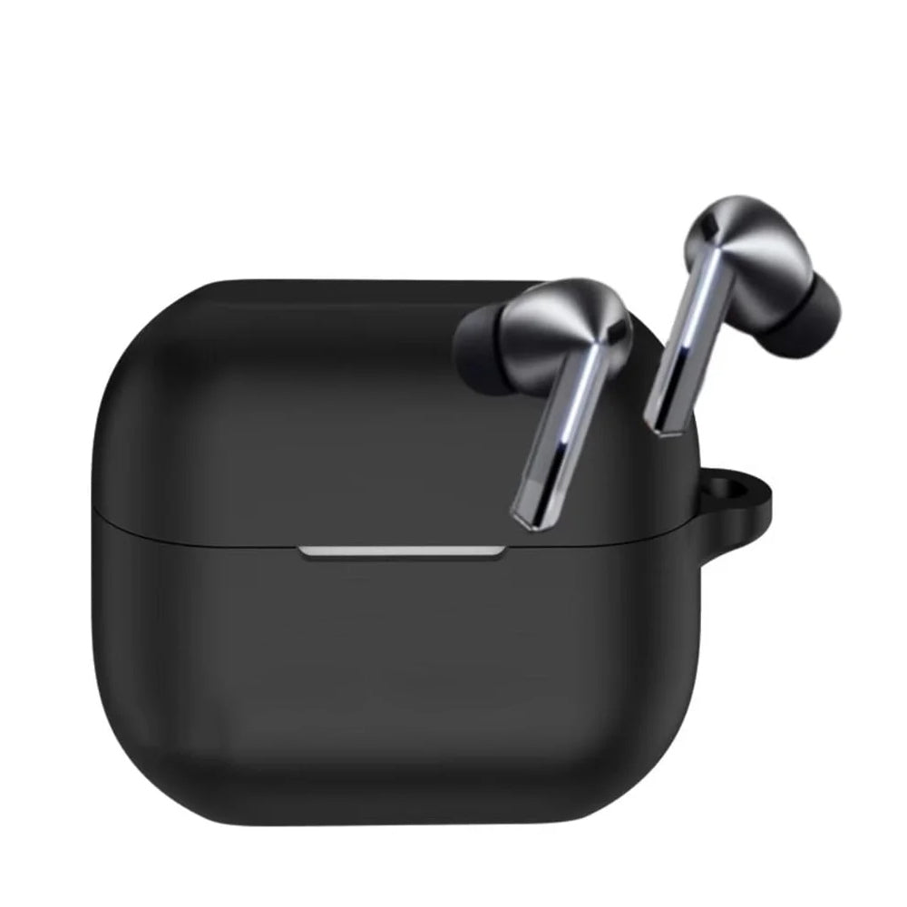 Husa Techsuit Silicone pentru Samsung Galaxy Buds3 FE / Buds3 Pro / Buds3, Neagra
