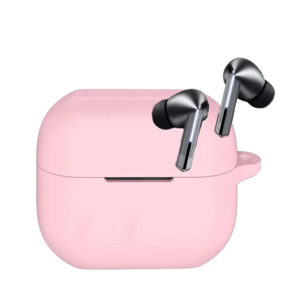 Husa Techsuit Silicone pentru Samsung Galaxy Buds3 FE / Buds3 Pro / Buds3, Roz