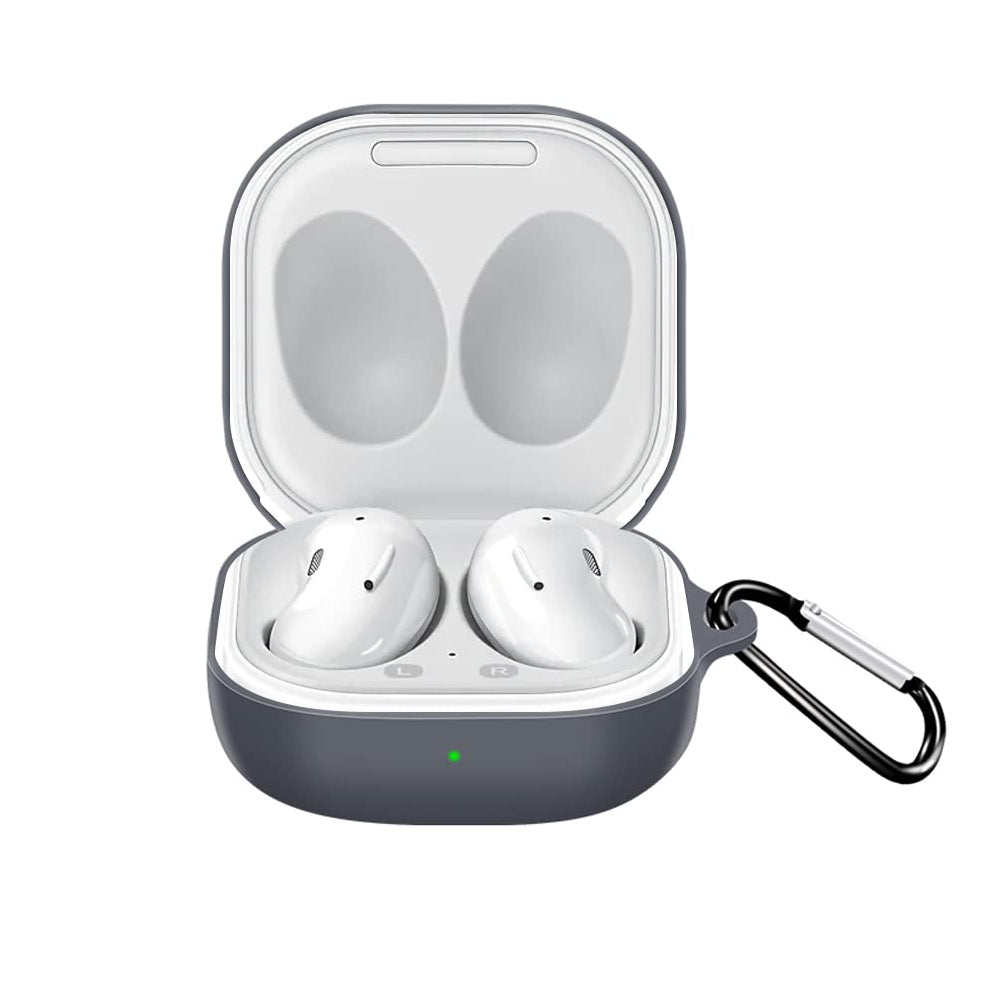 Husa Techsuit Silicone pentru Samsung Galaxy Buds FE / Buds2 Pro / Buds2 / Buds Pro / Buds Live, Neagra