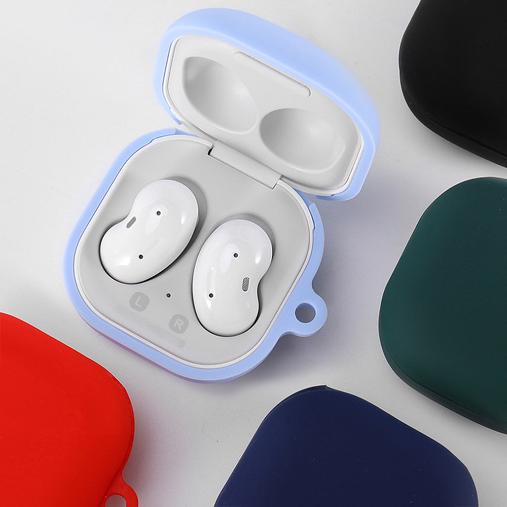 Husa Techsuit Silicone pentru Samsung Galaxy Buds FE / Buds2 Pro / Buds2 / Buds Pro / Buds Live, Neagra