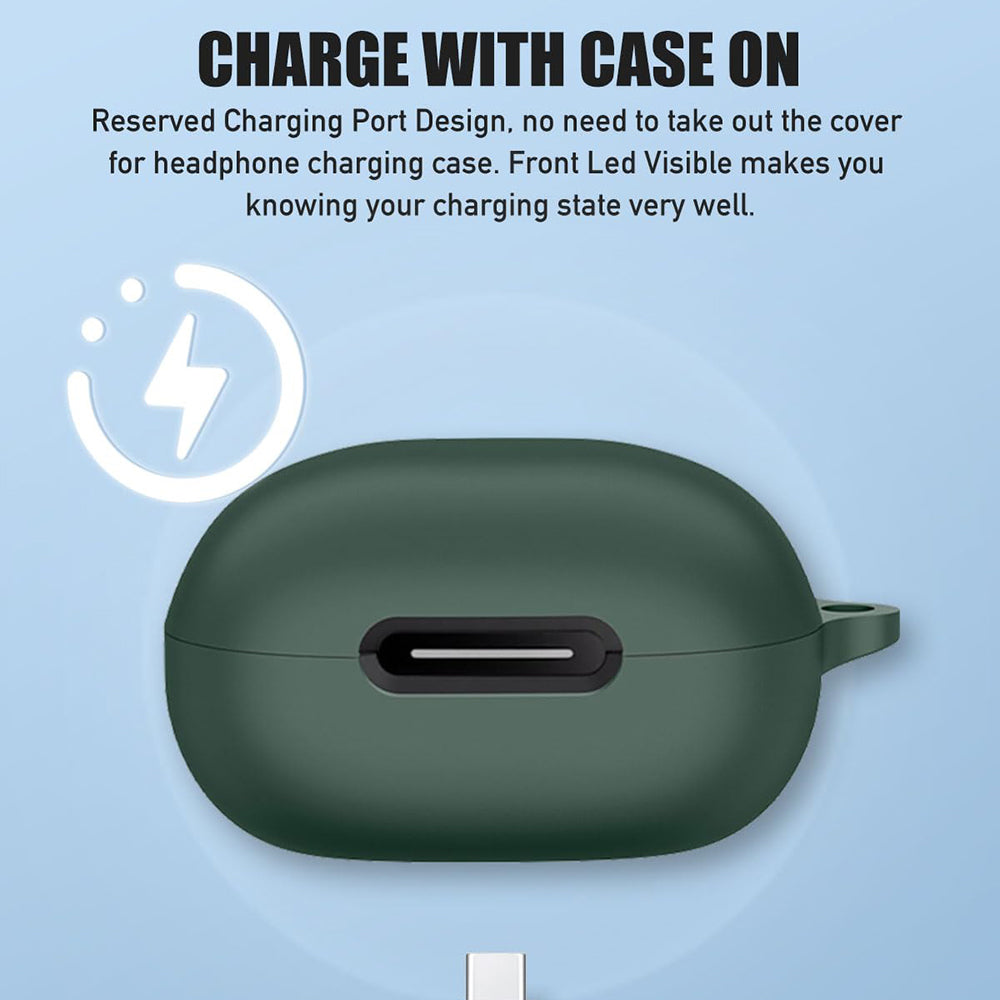 Husa Techsuit Silicone pentru Apple AirPods Gen 1 / Gen 2, Neagra