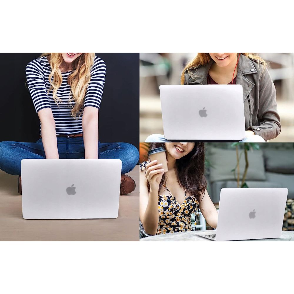 Husa Techsuit UltraShell pentru Apple MacBook Air M3 15inch (2024) / Air M2 15inch (2023), Transparenta Mata