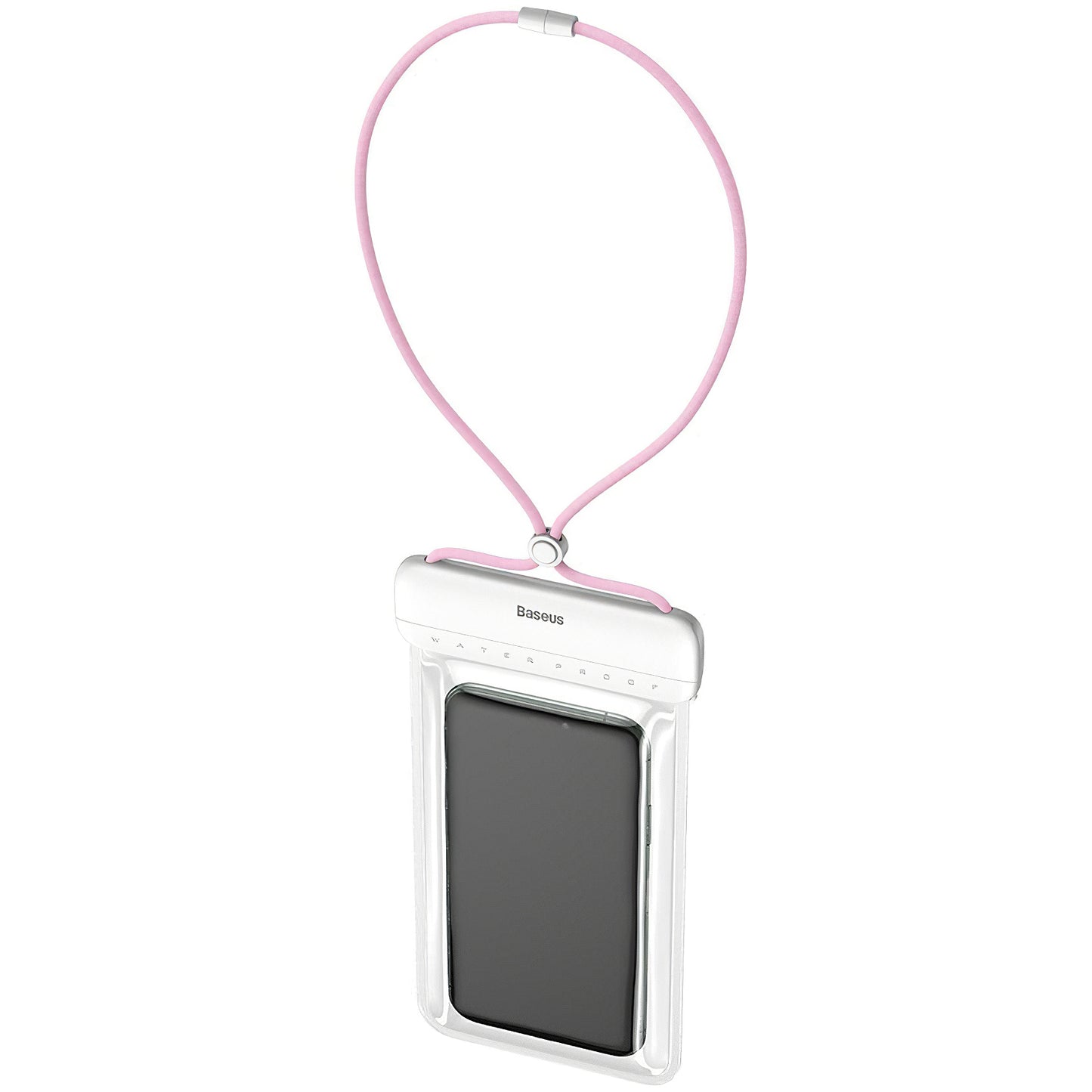 Husa Universala Waterproof pentru Telefon, Baseus, Let's Go, Roz ACFSD-D24