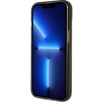 Husa TPU Karl Lagerfeld IML pentru Apple iPhone 14 Plus, Ikonik NFT, Neagra Transparenta KLHCP14MHNIKTCK
