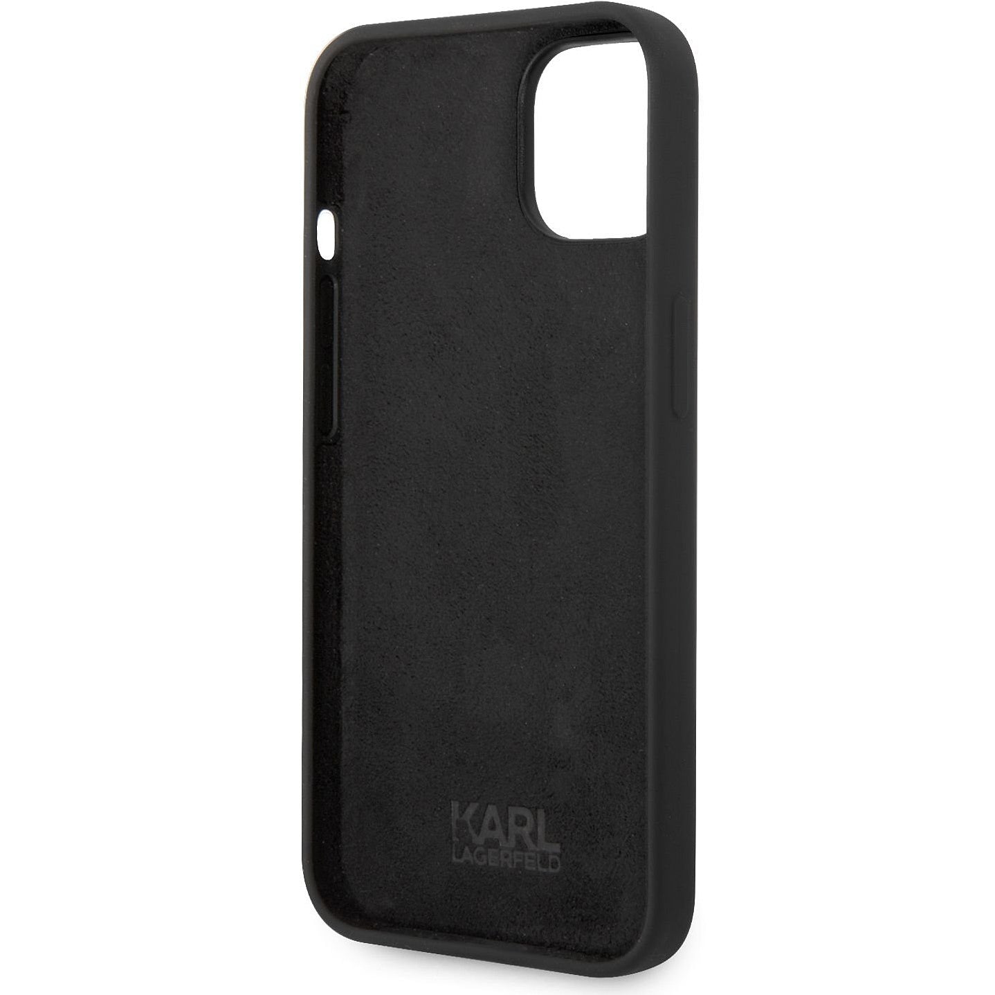 Husa pentru Apple iPhone 14 Plus, Karl Lagerfeld, Silicone Body Choupette, Neagra