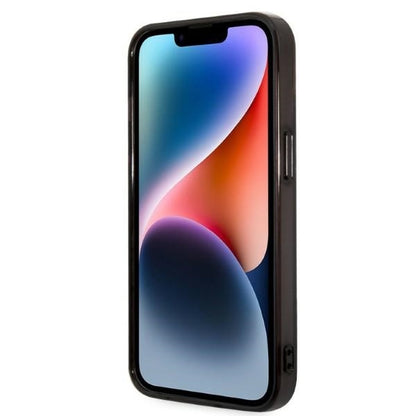 Husa pentru Apple iPhone 14 Plus, Karl Lagerfeld, Gradient Karl & Choupette, Neagra