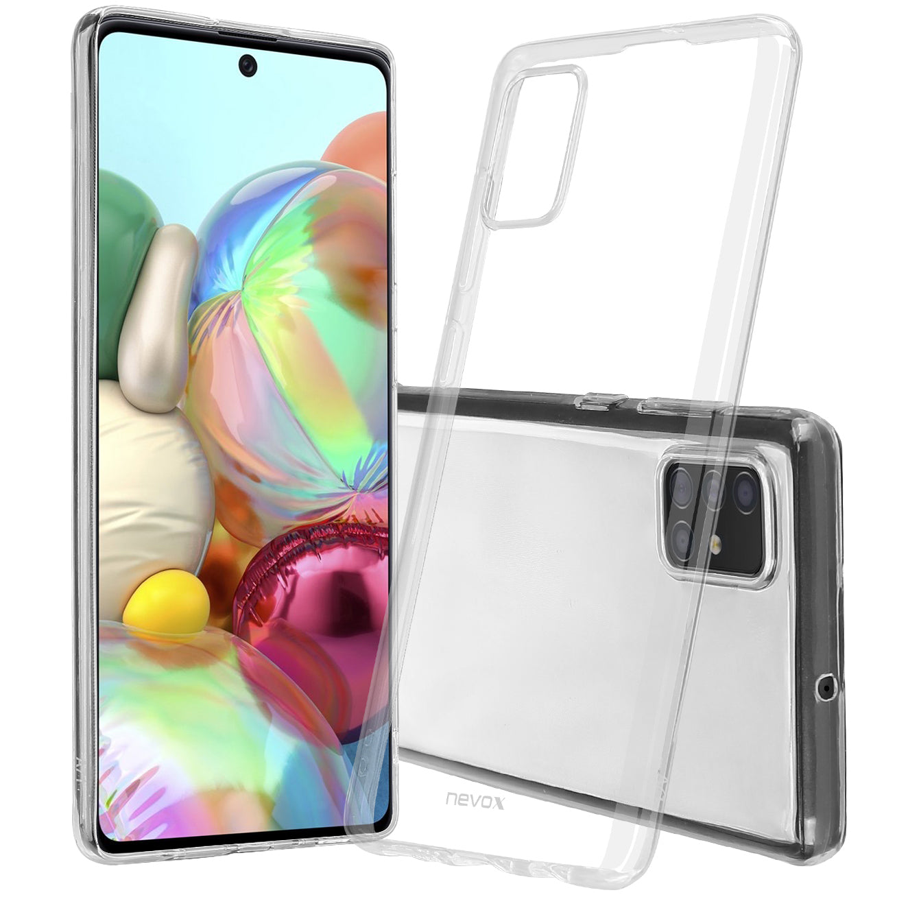 Etui do Samsung Galaxy A42 5G A426, Nevox, StyleShell Flex, przezroczysty